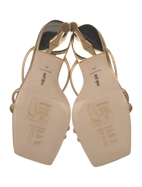 Cult Gaia Leather Slides