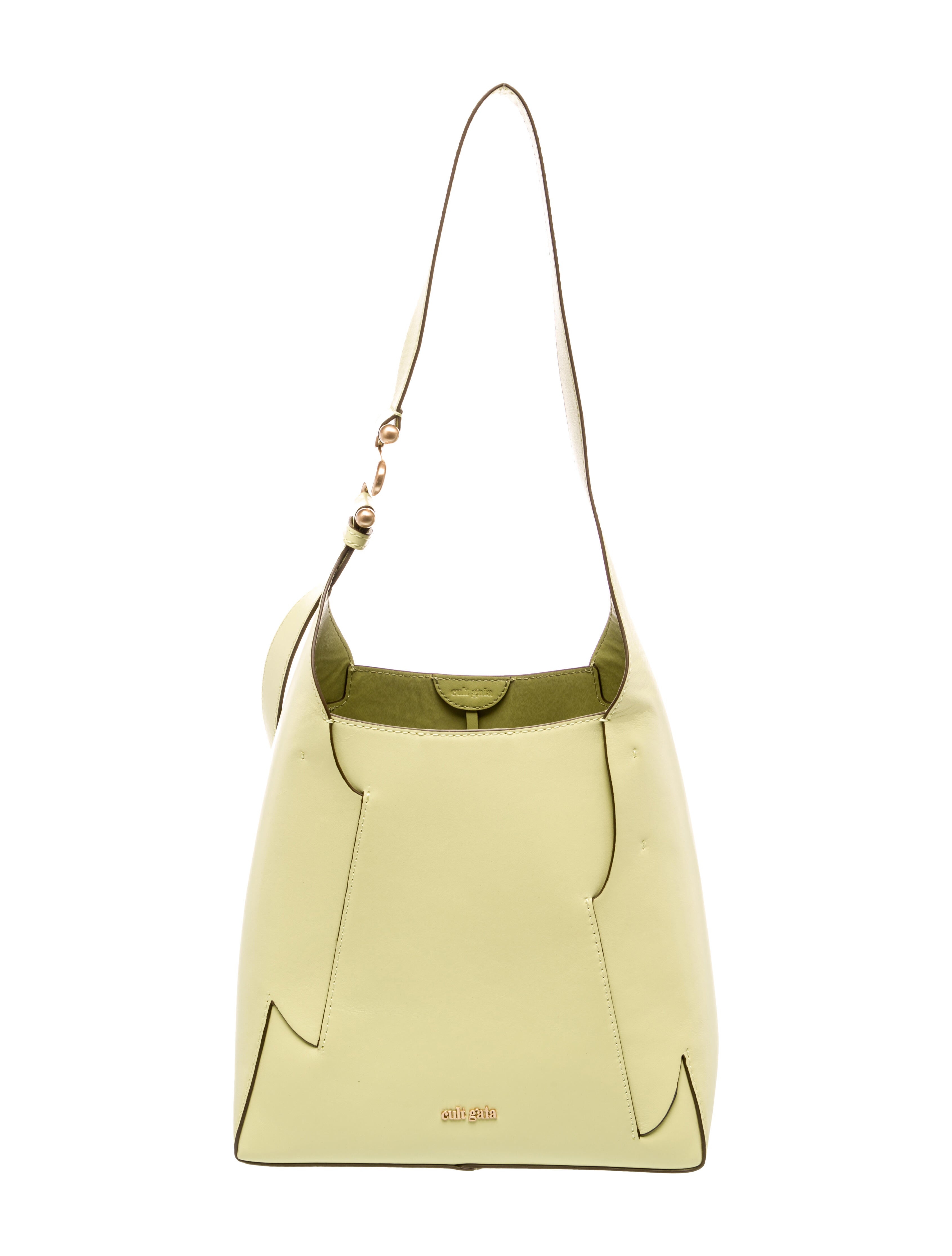 Cult Gaia Leather Shoulder Bag