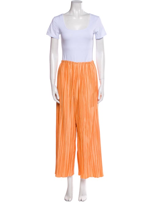 Cult Gaia Striped Pleated Accents Pant Set