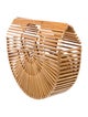 Cult Gaia Bamboo Top Handle Bag