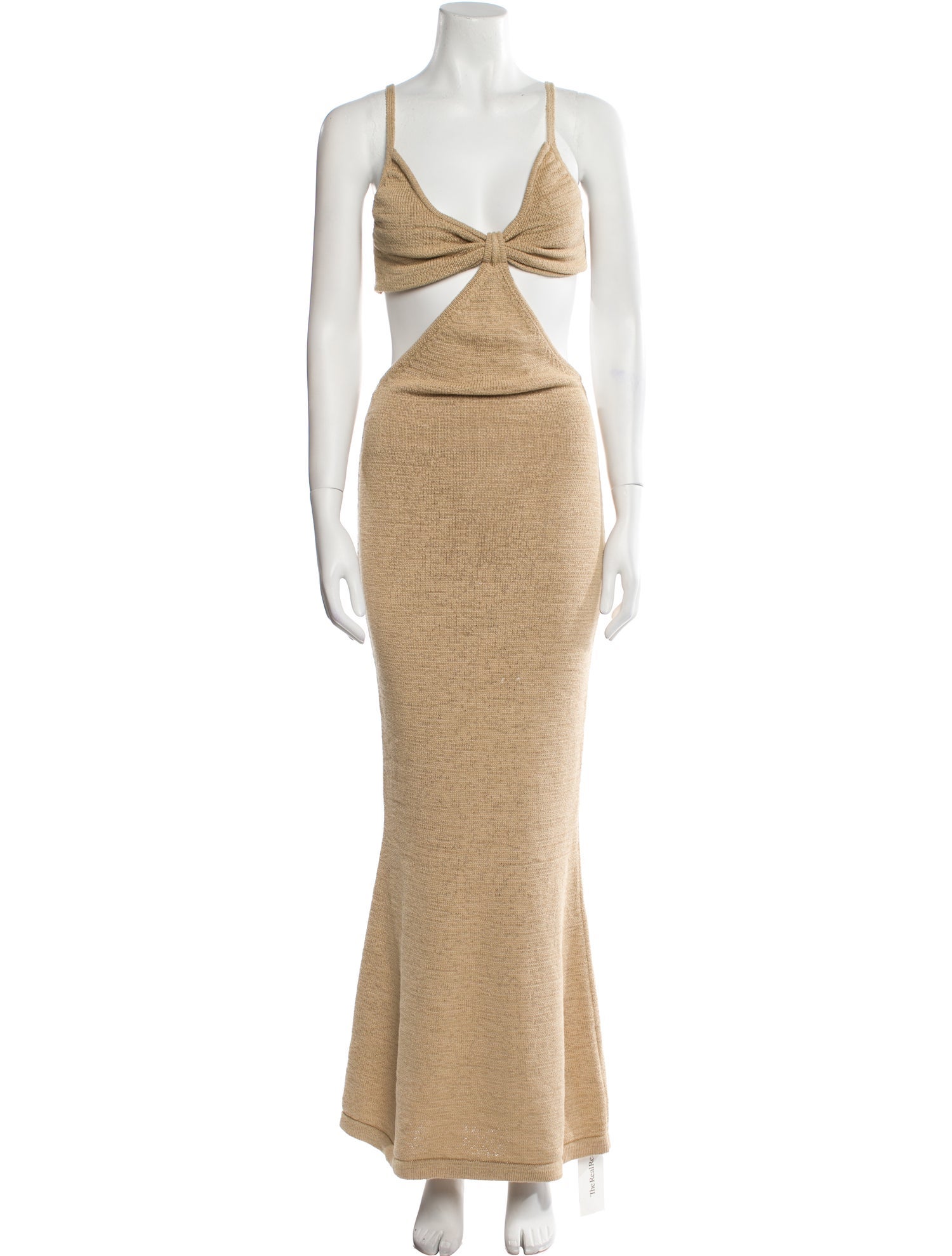 Cult Gaia V-Neck Long Dress