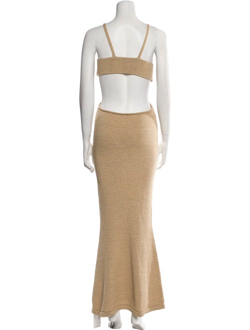 Cult Gaia V-Neck Long Dress