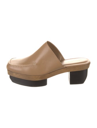 Cult Gaia Leather Mules