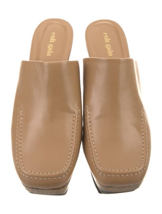 Cult Gaia Leather Mules