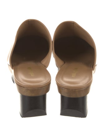 Cult Gaia Leather Mules