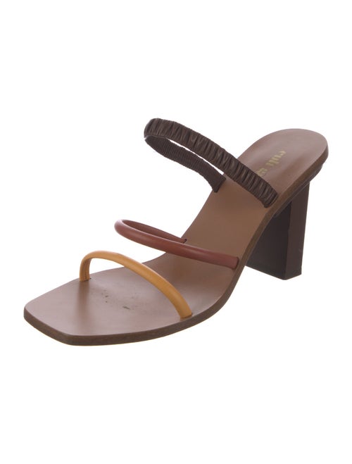 Cult Gaia Leather Slides