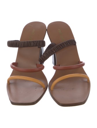 Cult Gaia Leather Slides