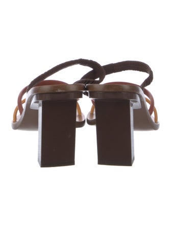 Cult Gaia Leather Slides