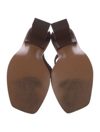 Cult Gaia Leather Slides