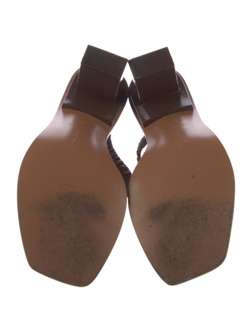 Cult Gaia Leather Slides