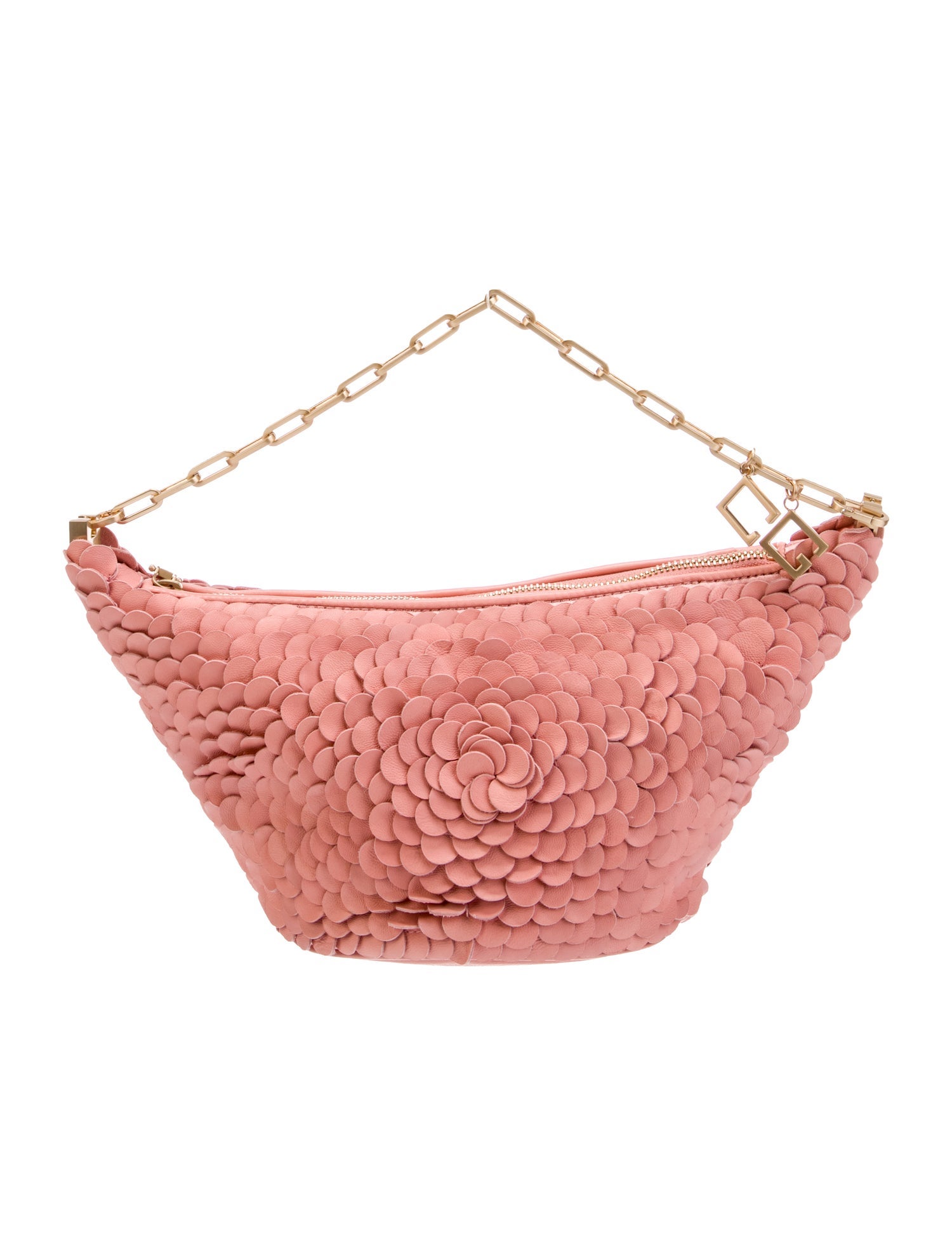 Cult Gaia Leather Top Handle Bag