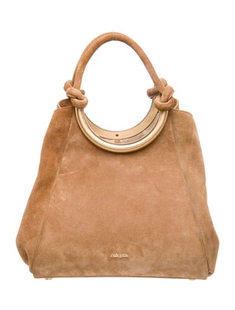 Cult Gaia Suede Shoulder Bag