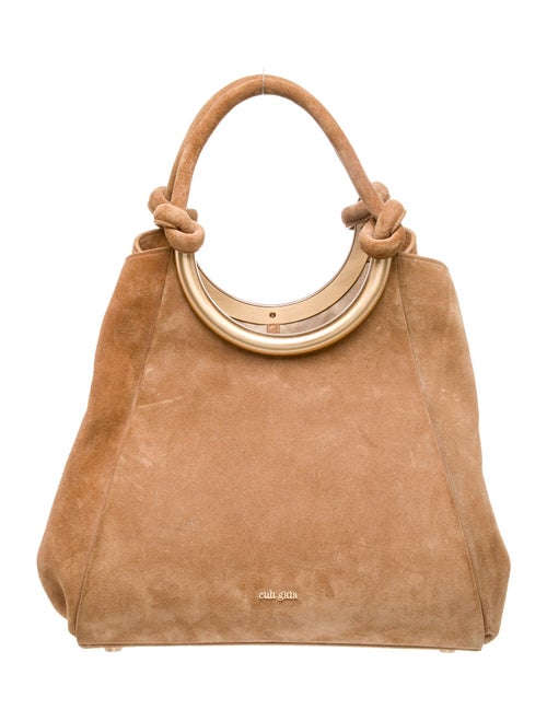 Cult Gaia Suede Shoulder Bag