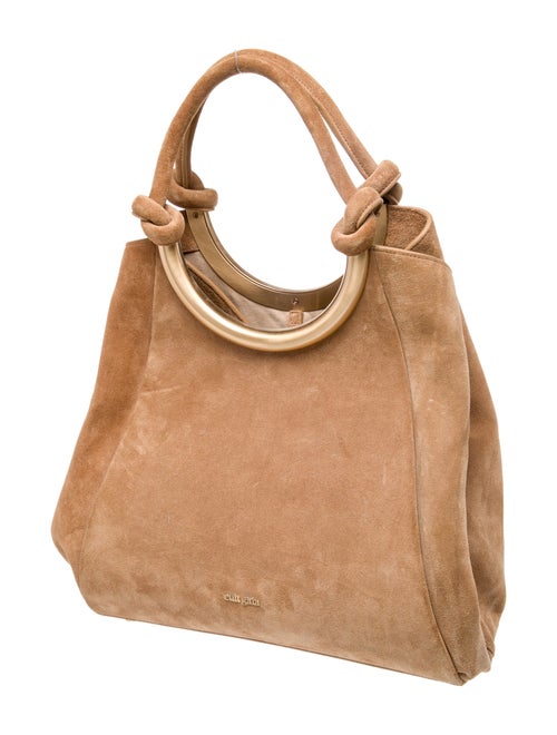 Cult Gaia Suede Shoulder Bag