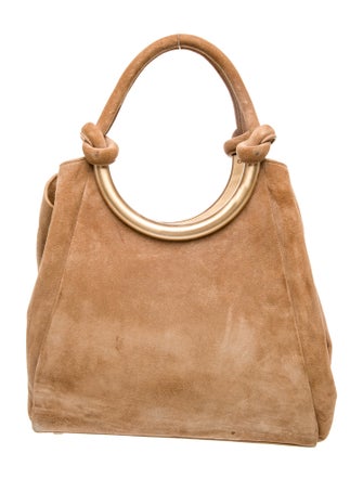Cult Gaia Suede Shoulder Bag