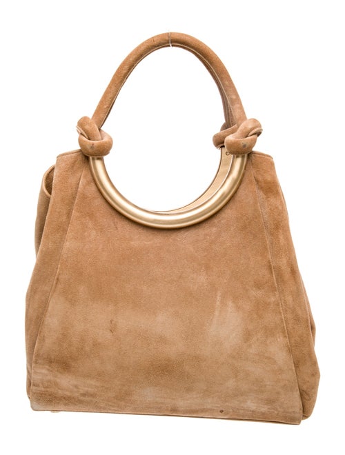 Cult Gaia Suede Shoulder Bag
