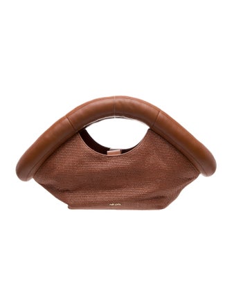 Cult Gaia Raffia Top Handle Bag