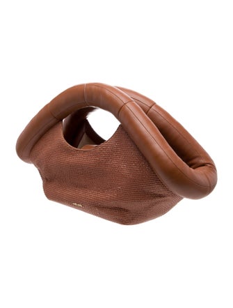 Cult Gaia Raffia Top Handle Bag