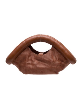 Cult Gaia Raffia Top Handle Bag