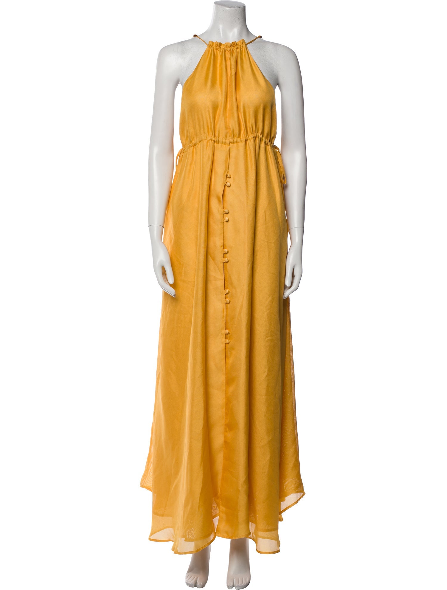Cult Gaia Halterneck Long Dress
