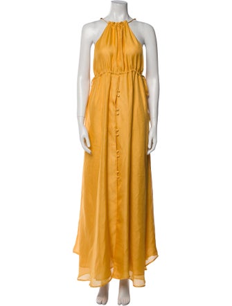 Cult Gaia Halterneck Long Dress