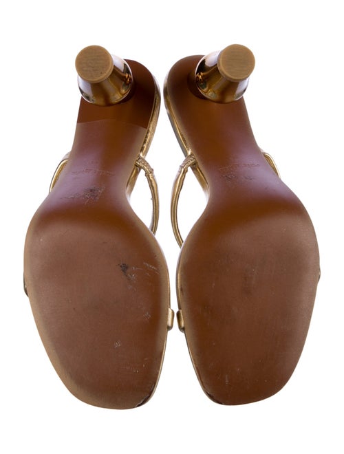 Cult Gaia Bambu Leather Slides