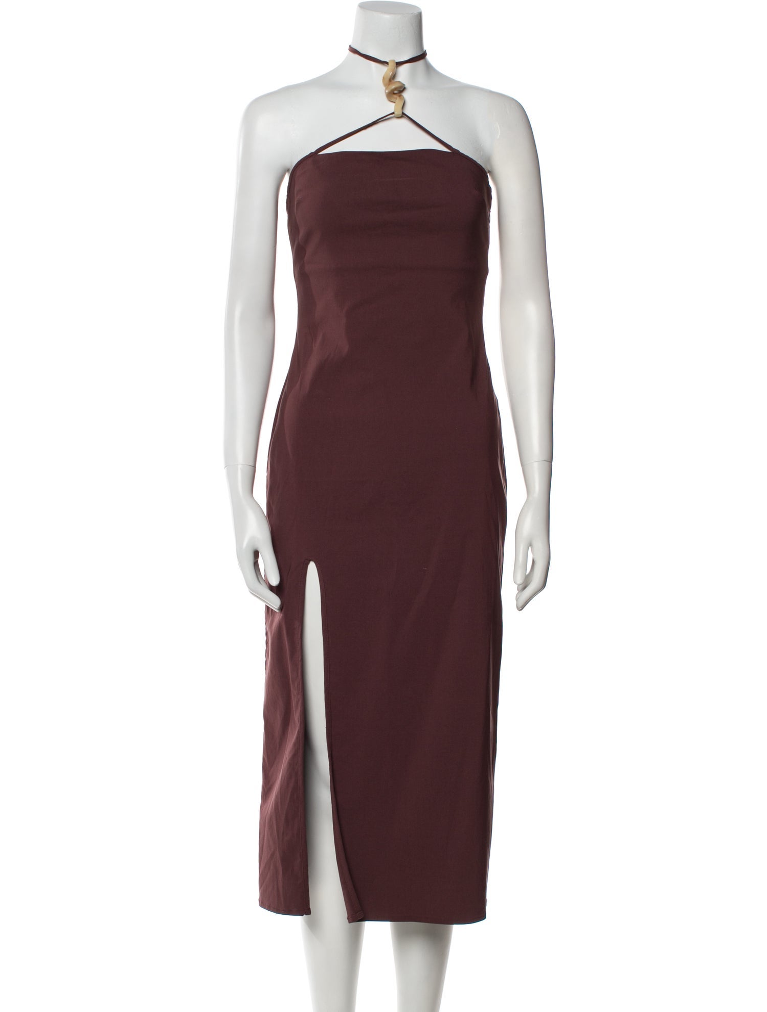 Cult Gaia Halterneck Long Dress