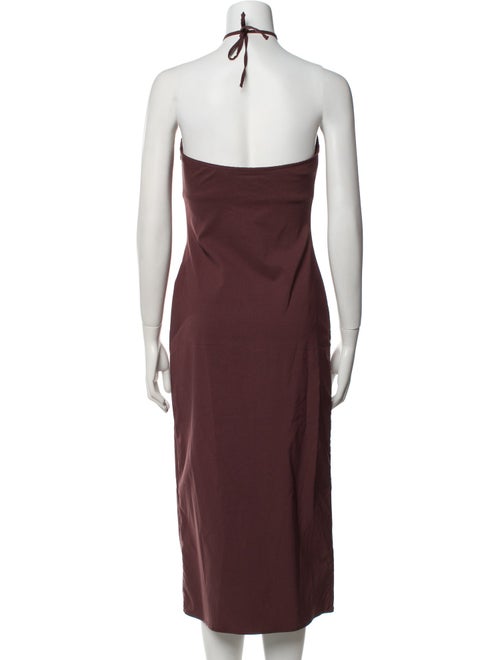 Cult Gaia Halterneck Long Dress