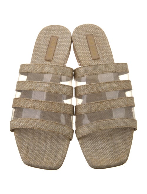 Cult Gaia Leather Slides