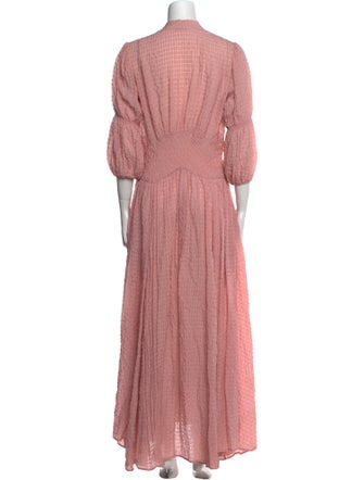 Cult Gaia V-Neck Long Dress