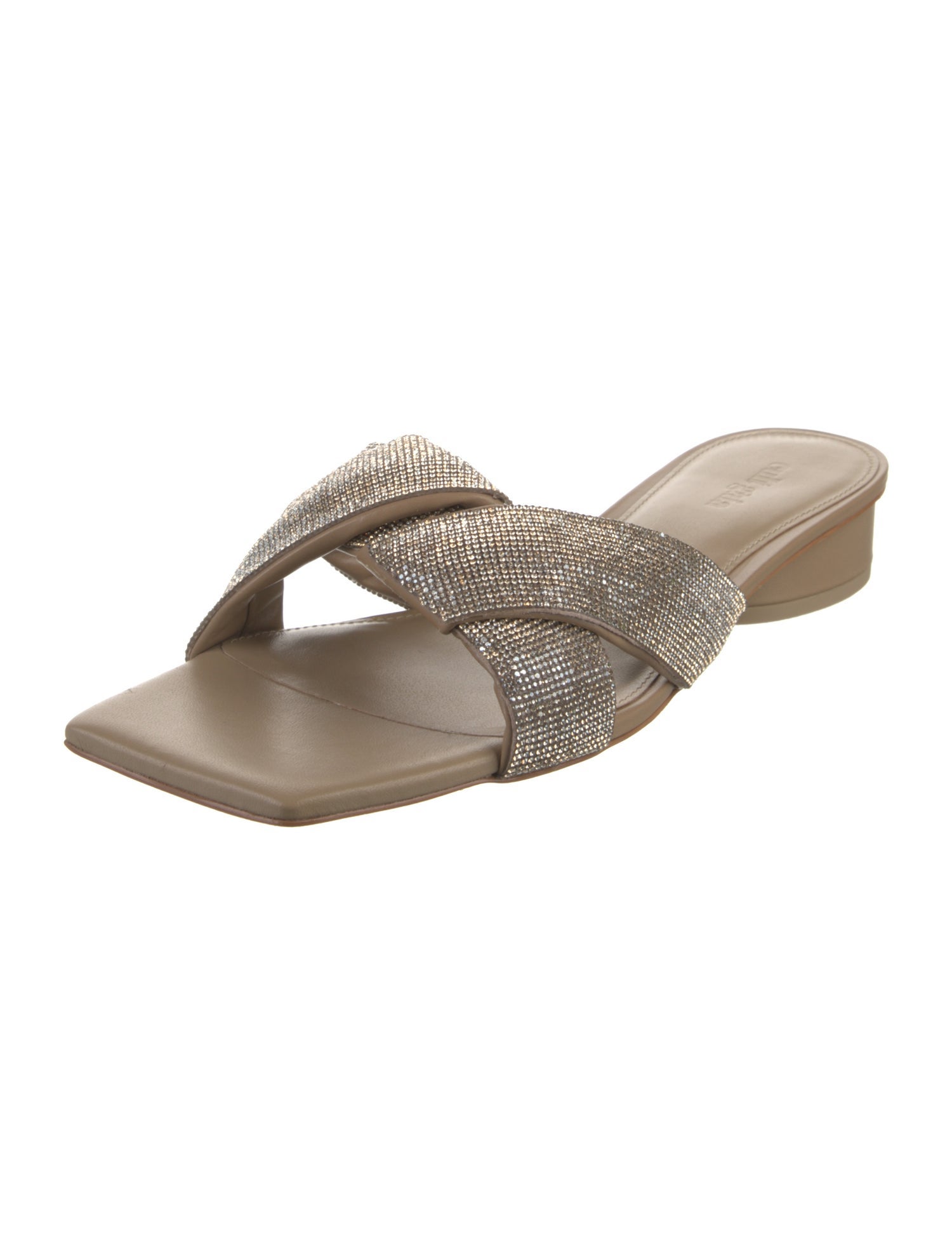 Cult Gaia Crystal Crystal Embellishments Slides w/ Tags