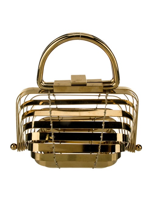 Cult Gaia Metal Top Handle Bag