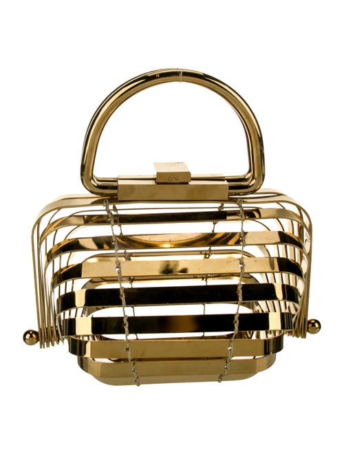 Cult Gaia Metal Top Handle Bag