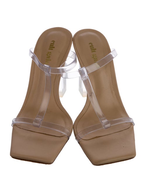 Cult Gaia Leather Slides