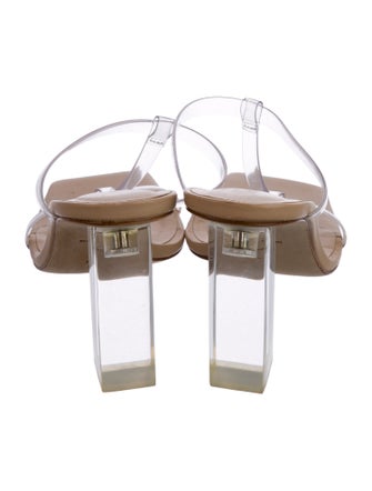 Cult Gaia Leather Slides