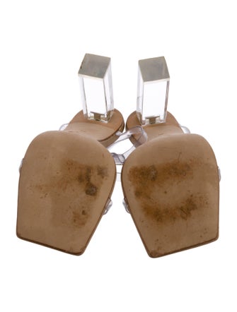 Cult Gaia Leather Slides