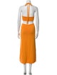 Cult Gaia Halterneck Midi Length Dress