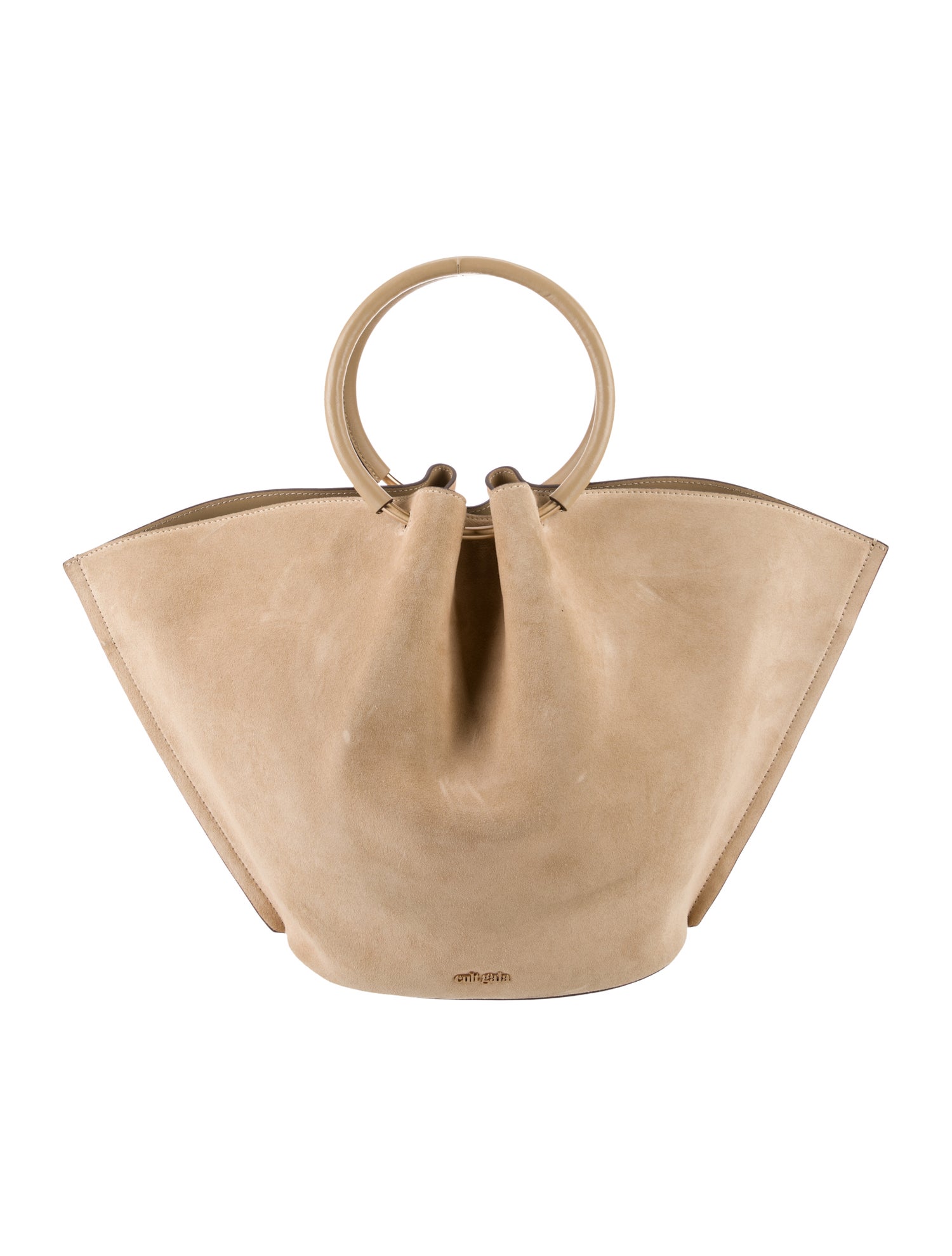 Cult Gaia Suede Top Handle Bag