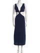 Cult Gaia V-Neck Midi Length Dress