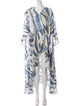 Cult Gaia Printed Long Dress
