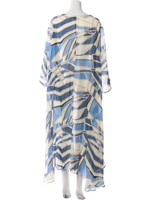 Cult Gaia Printed Long Dress