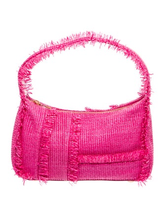 Cult Gaia Raffia Shoulder Bag