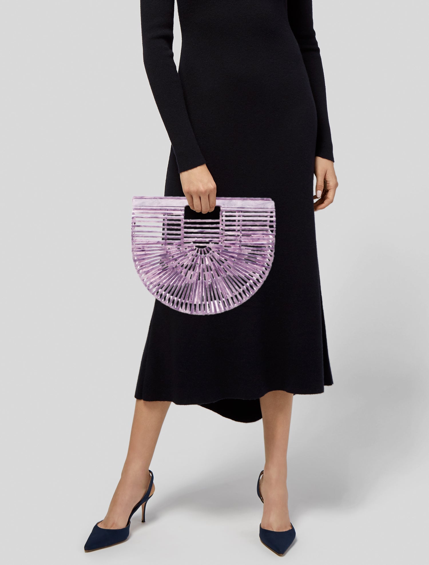 Cult Gaia Acrylic Top Handle Bag