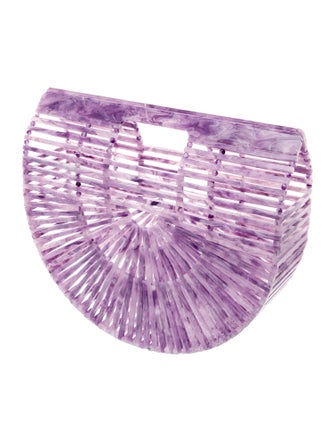 Cult Gaia Acrylic Top Handle Bag