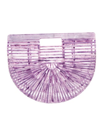 Cult Gaia Acrylic Top Handle Bag