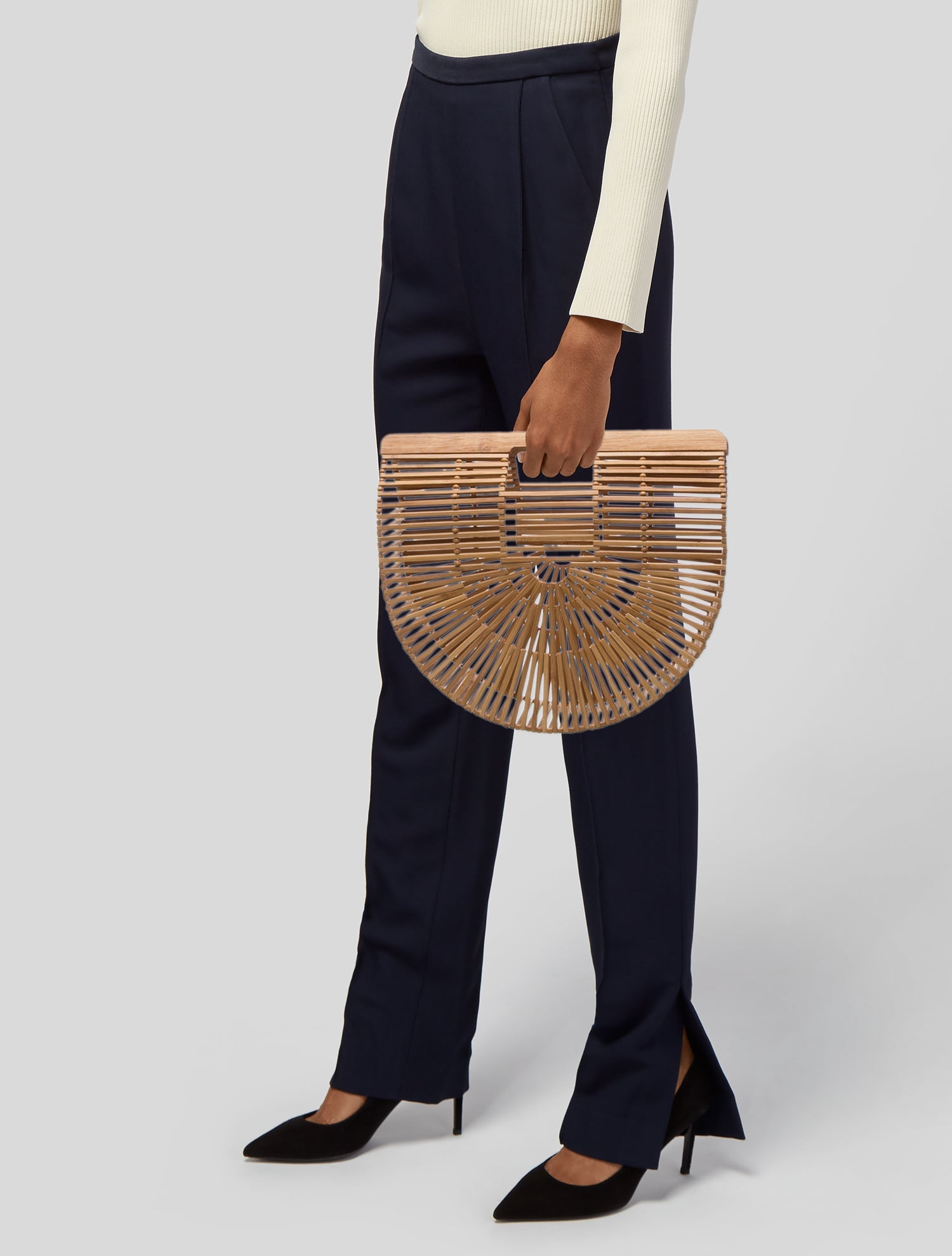 Cult Gaia Bamboo Top Handle Bag