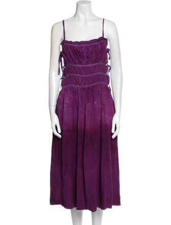 Cult Gaia Square Neckline Long Dress