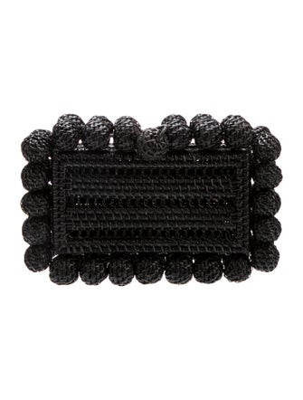 Cult Gaia Wicker Minaudière