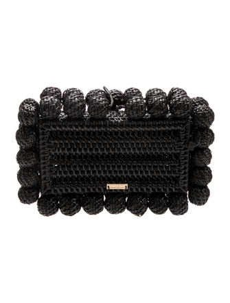 Cult Gaia Wicker Minaudière