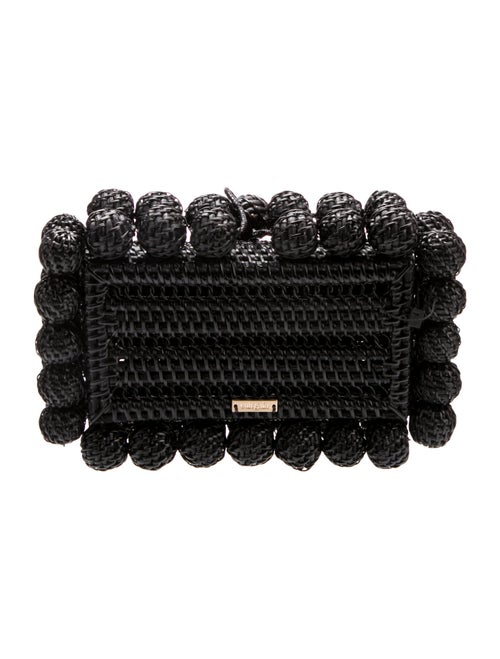 Cult Gaia Wicker Minaudière